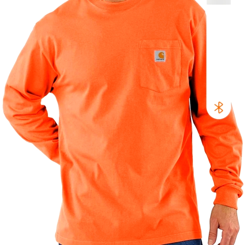 Long sleeve Carhartt shirts with breast pockets 4xlt..all 4 for $40!!!!